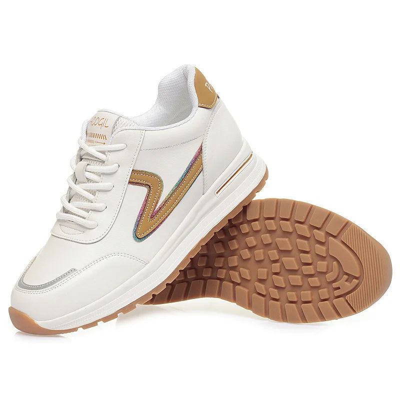 Manufacturer   Spring Round Head Deep Mouth Sneakers Women Light Versatile Breathable Cross Casual White Shoes Forrest Tennis Sneaker    Sneakers