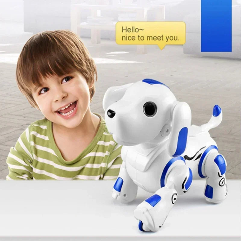 837 Remote Control Dog Electronic Interactive Programmable & Smart Dancing RC Robotic Puppy Pets Toys Kid Gift Christmas robot