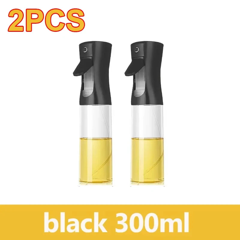 manufacturer  200/300/500ml Oil Spray Bottle BBQ Cooking Olive Oil Sprayer Plastic Baking Oil Spray Empty Bottle Vinegar Bottle Or  Oil brush   Kitchen gadgets