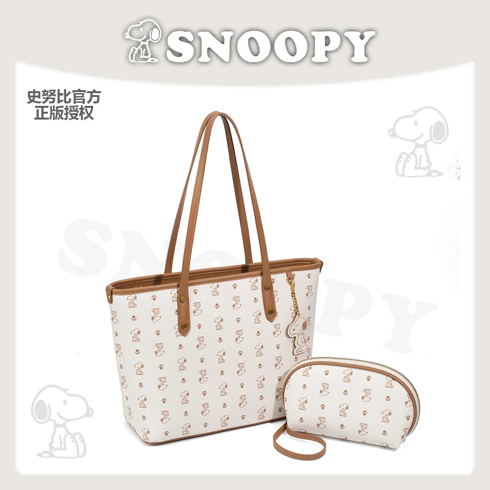 Snoopy Large Capacity Tote Bag  New Bag Handheld Women's Bag Commuting Shoulder Bag Brand Drop Shipping Crossbody