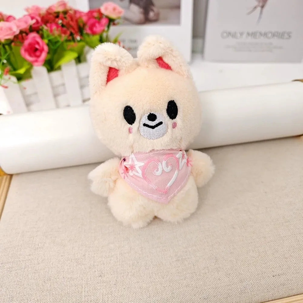 New KPOP Skzoo Plush Keychain Korean Ide Pendant Toy Keychain Fan Collection Giftsol Felix HyunJin Jisung Plush Cartoon