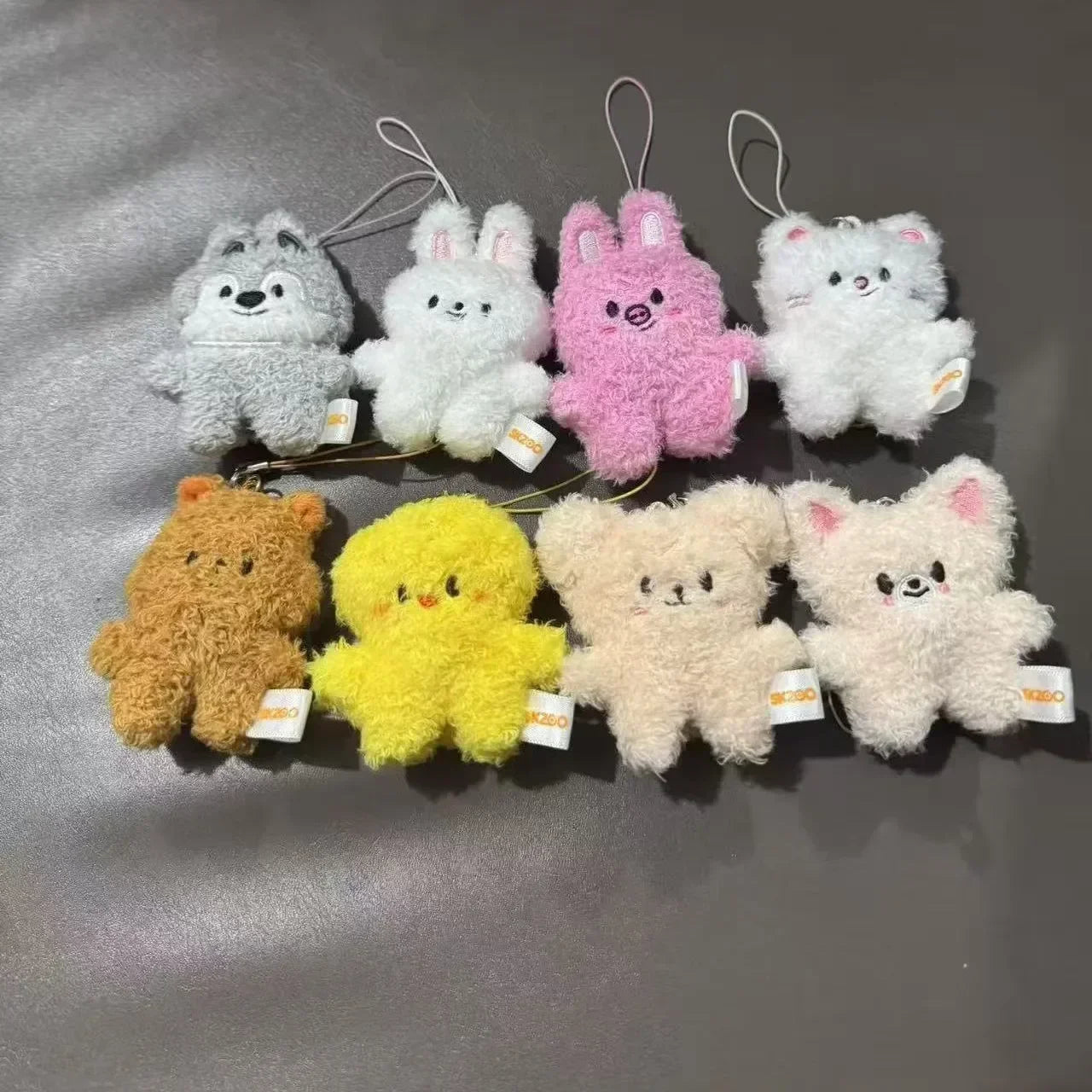 New KPOP Skzoo Plush Keychain Korean Ide Pendant Toy Keychain Fan Collection Giftsol Felix HyunJin Jisung Plush Cartoon