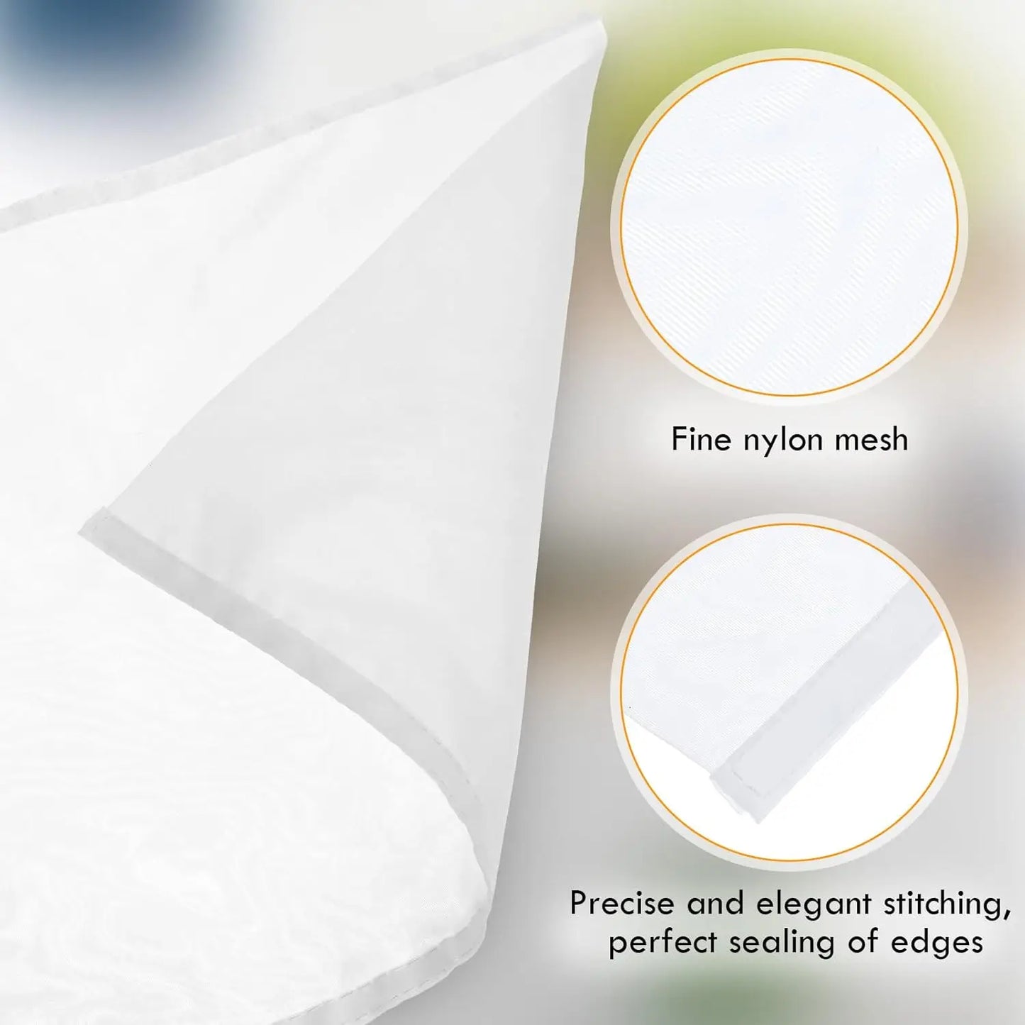 Manufacturer   Reusable Filter CheeseCloth Bag with Adjustable Drawstring 100 Mesh Strainer Bag for Brewing Hops Grains Fruit Wine Straining   kitchen gadgets