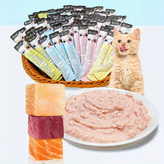 10.58oz(300g) Cat Stick, Chicken Flavor, Skipjack & Rabbit Flavor, Tunna & Fish Seed Flavor, Salmon & Fish Oil Flavor  cat food