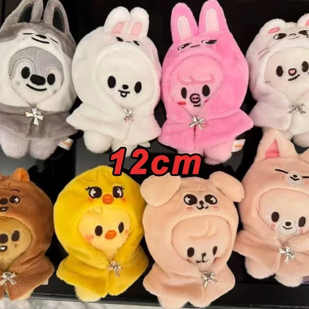 New KPOP Skzoo Plush Keychain Korean Ide Pendant Toy Keychain Fan Collection Giftsol Felix HyunJin Jisung Plush Cartoon