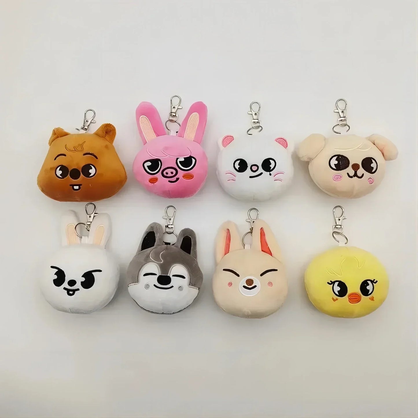 New KPOP Skzoo Plush Keychain Korean Ide Pendant Toy Keychain Fan Collection Giftsol Felix HyunJin Jisung Plush Cartoon