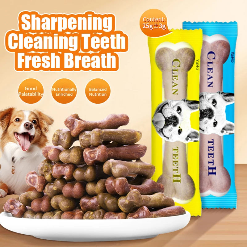 Dog Snacks Teething Sticks Bone Shape Toothbrush Type 170g/162g/25g Adult Dogs Puppy Teething Bite Resistant Snacks Pet Food dog food