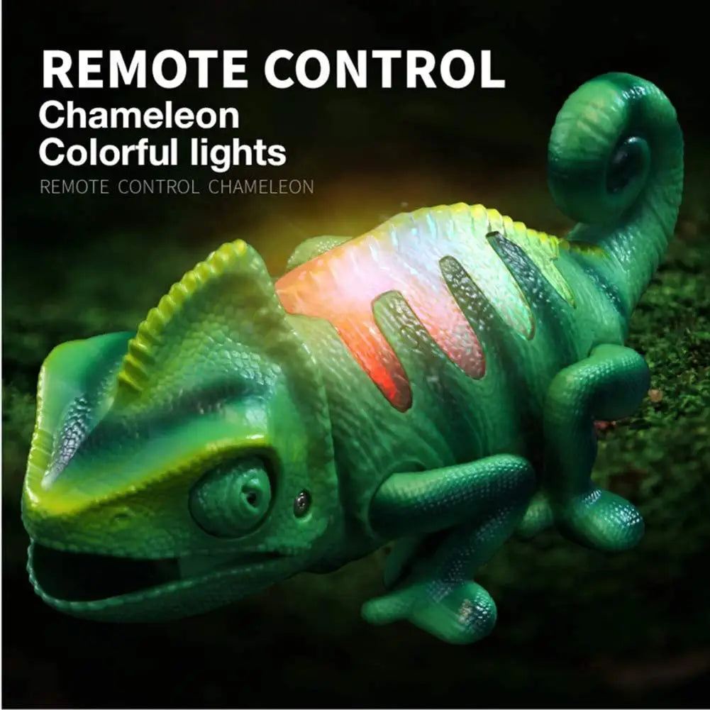 Remote Control Chameleon Children Toy Realistic Animal Infrared RC Fake Electronic Chameleon Toys For Boy Party Favors Party