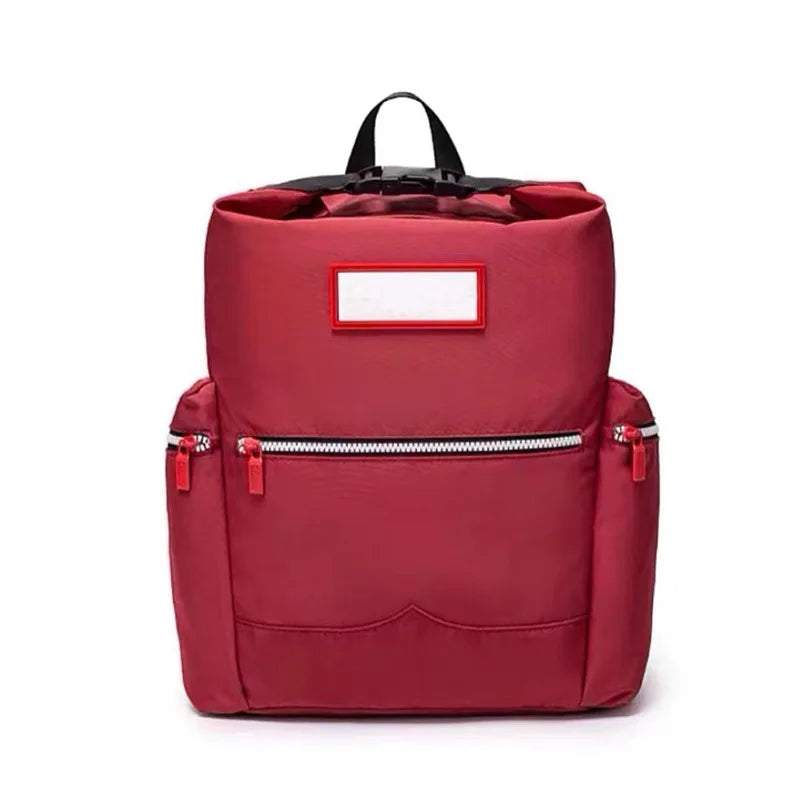 new fashion men and women 16-inch large capacity travel waterproof backpack lightweight outdoor camping top buckle nylon bag