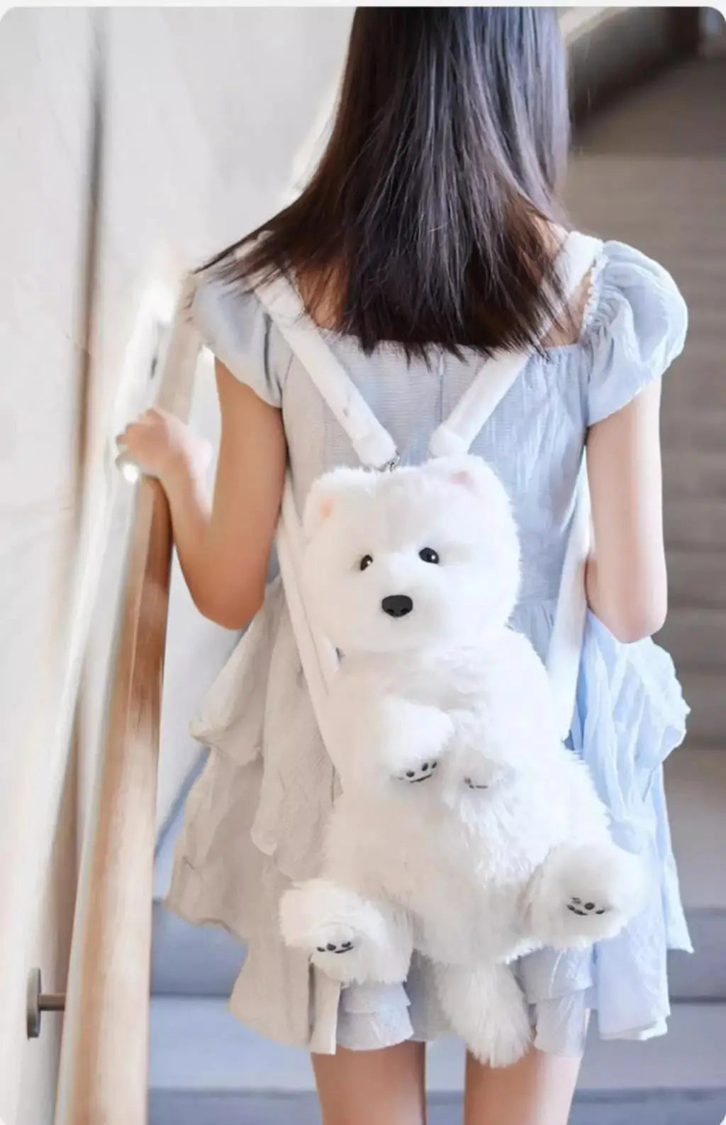 Pure Handmade Simulation Plush Cat Backpack Trendy And Cute Doll Cat Shoulder Bag For Women Exquisite Birthday Gifts For Girl CAT BAG