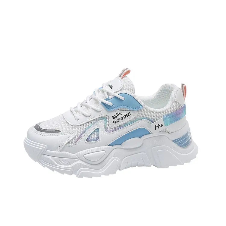 Manufacturer New Style Women's Sports Shoes Platform Flat Shoes Women's Shoes Green casual sneakers Women's Thick Sole Sports Shoes    Sneakers