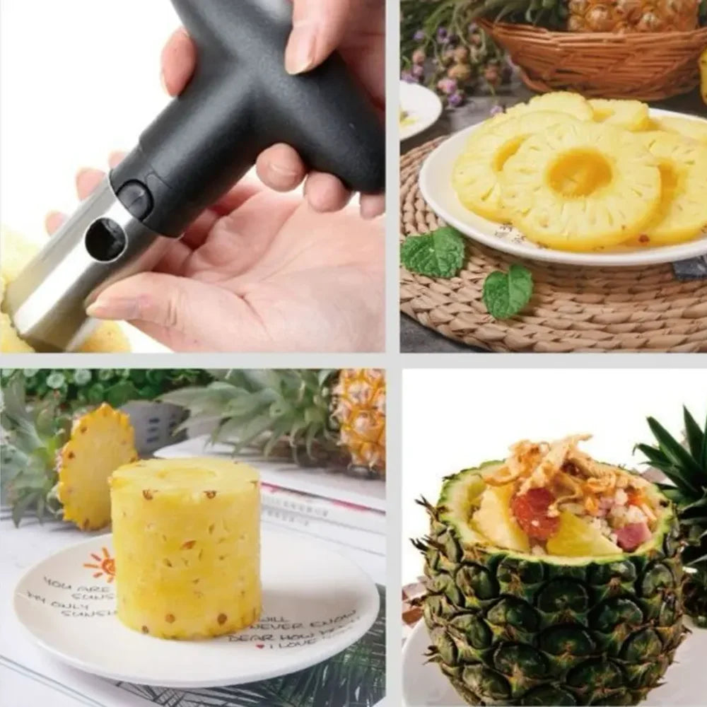 Manufacturer   1PCS Spot Stainless Steel Pineapple Peeler Pineapple Corer Slicer Fruit Cutter Easy Slicer Peeler Kitchen Gadget Delivery Fast   kitchen gadgets