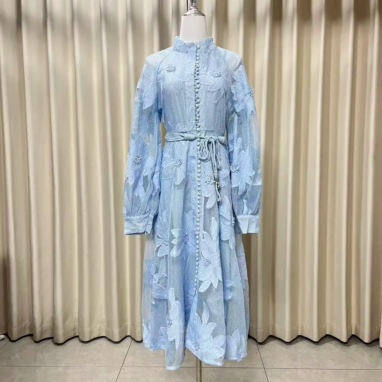 Women's Dress Floral Linen Elegant Long Dresses Casual Vacation Beach Party Dresses Woman Clothing Fashion Summer Dresses
