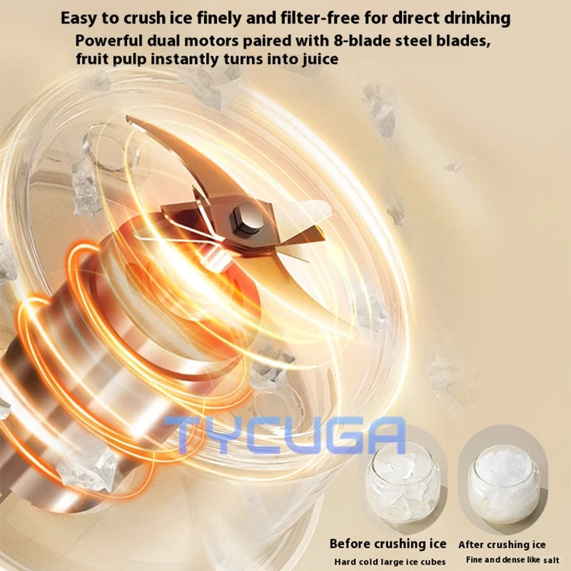 Manufacturer    Small Household Wireless Portable Juicer   New Model Milkshake Juice Maker Fruit Vegetable Juicing Cup Display Strong Power     Kitchen gadgets